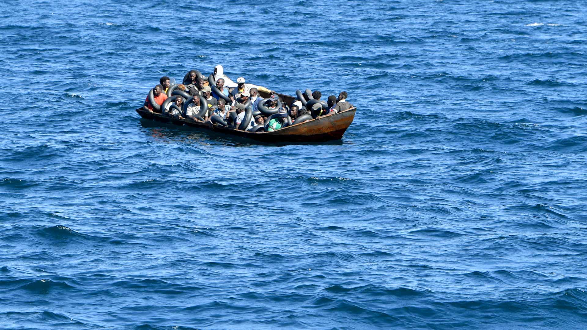 Image for the title: Baby among two dead as migrant boat sinks off Tunisia 