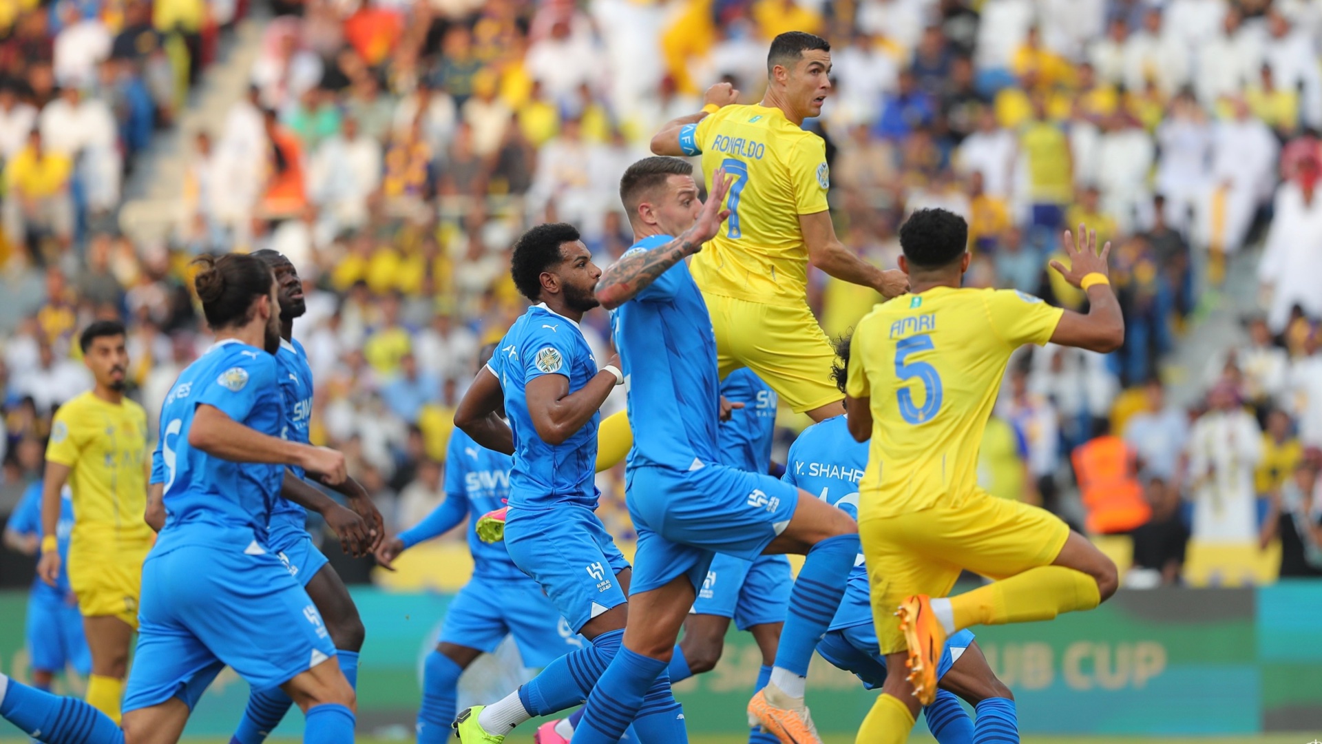 صورة بعنوان: رونالدو يقود النصر للقب كأس الملك سلمان للأندية على حساب الهلال 