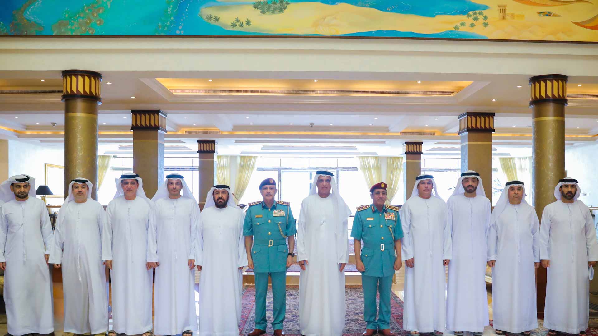 Image for the title: RAK Ruler receives former police officers 