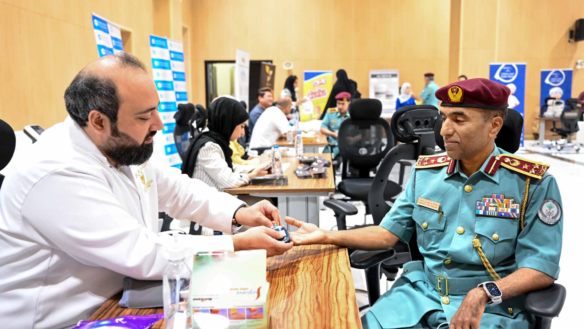 Image for the title: Sharjah Police promotes staff’s healthy lifestyle 