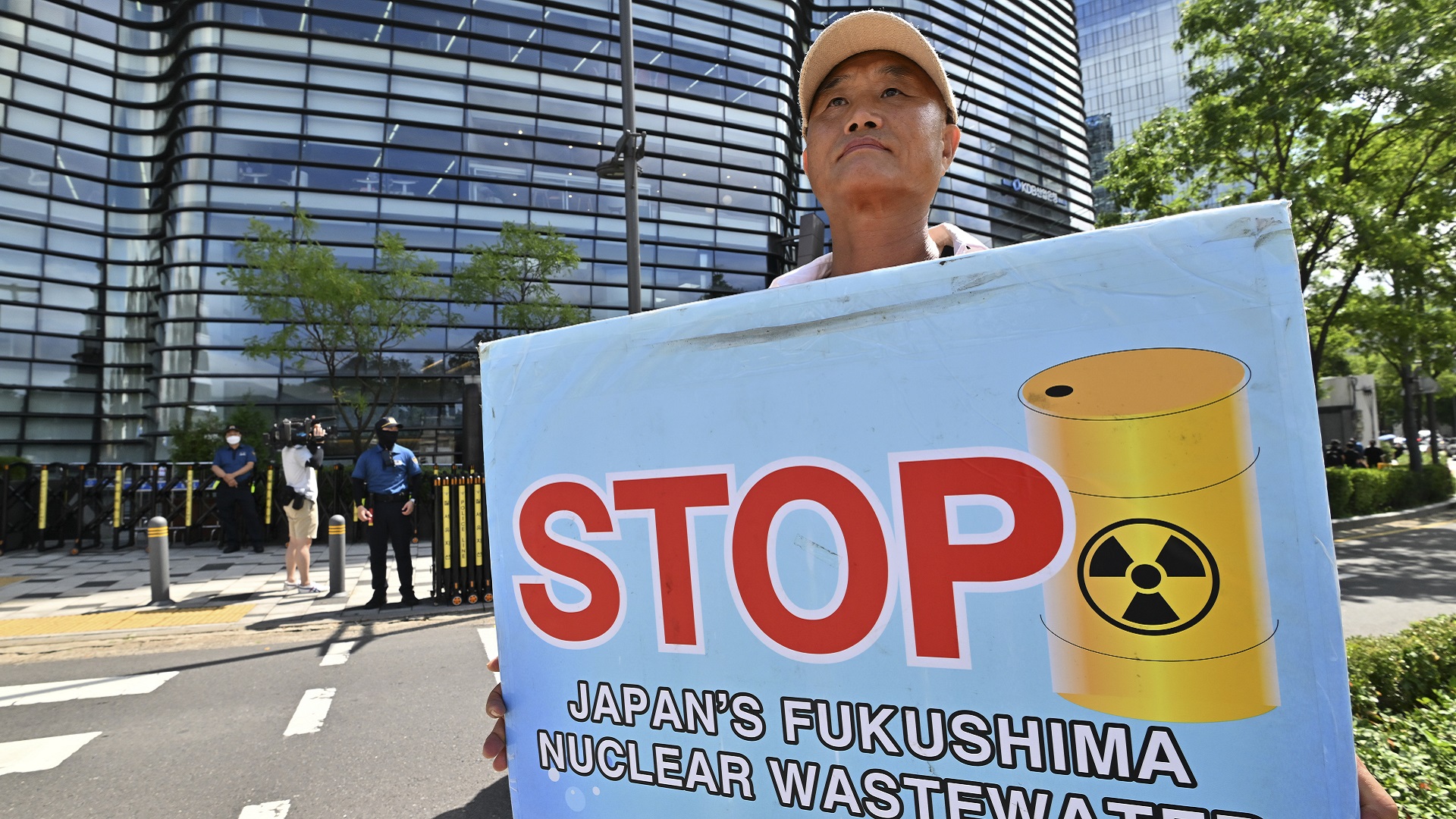 Image for the title: Japan releases water from Fukushima nuclear plant, China furious 