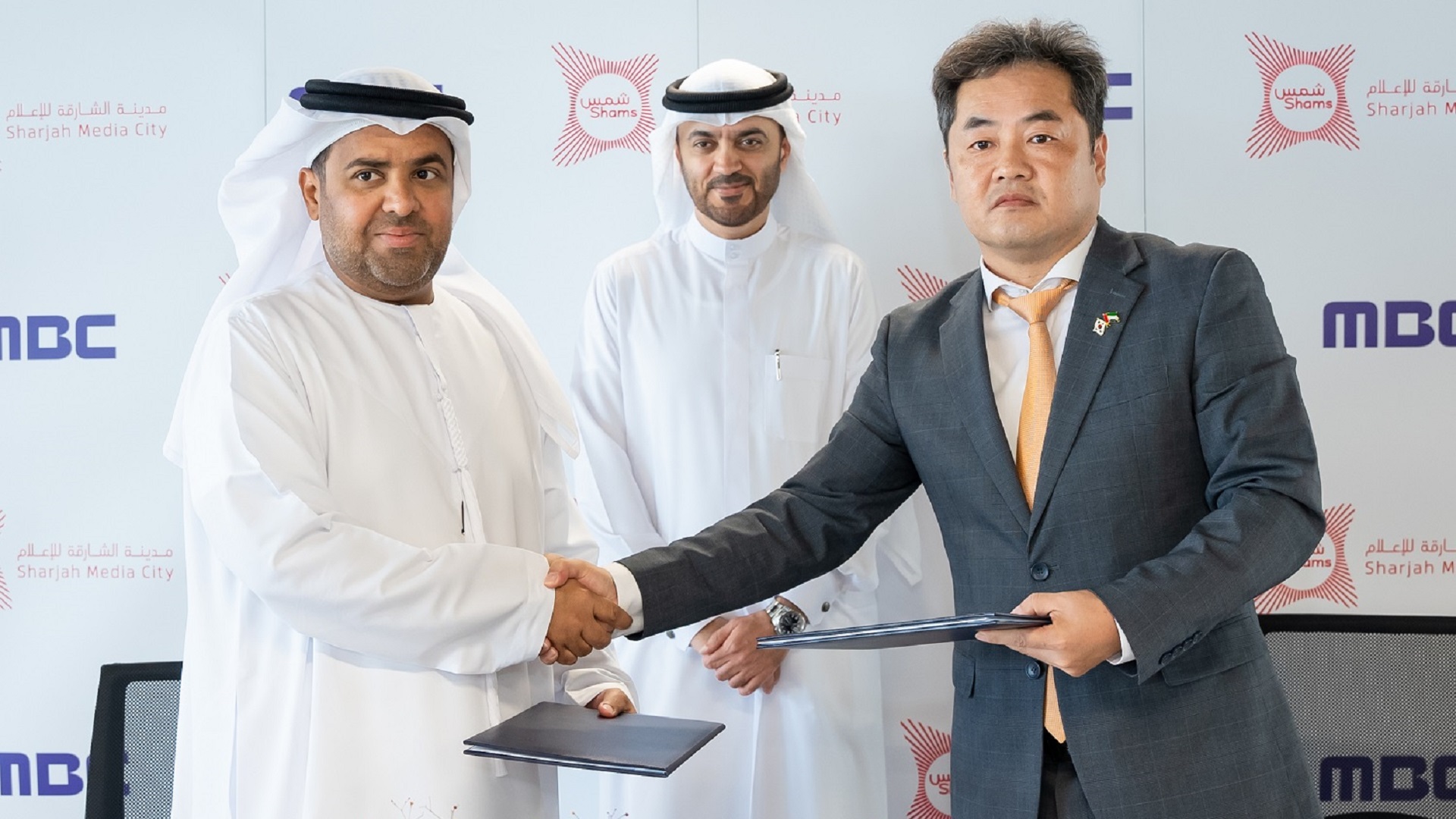 Image for the title: Shams signs MoU with South Korean MBC 