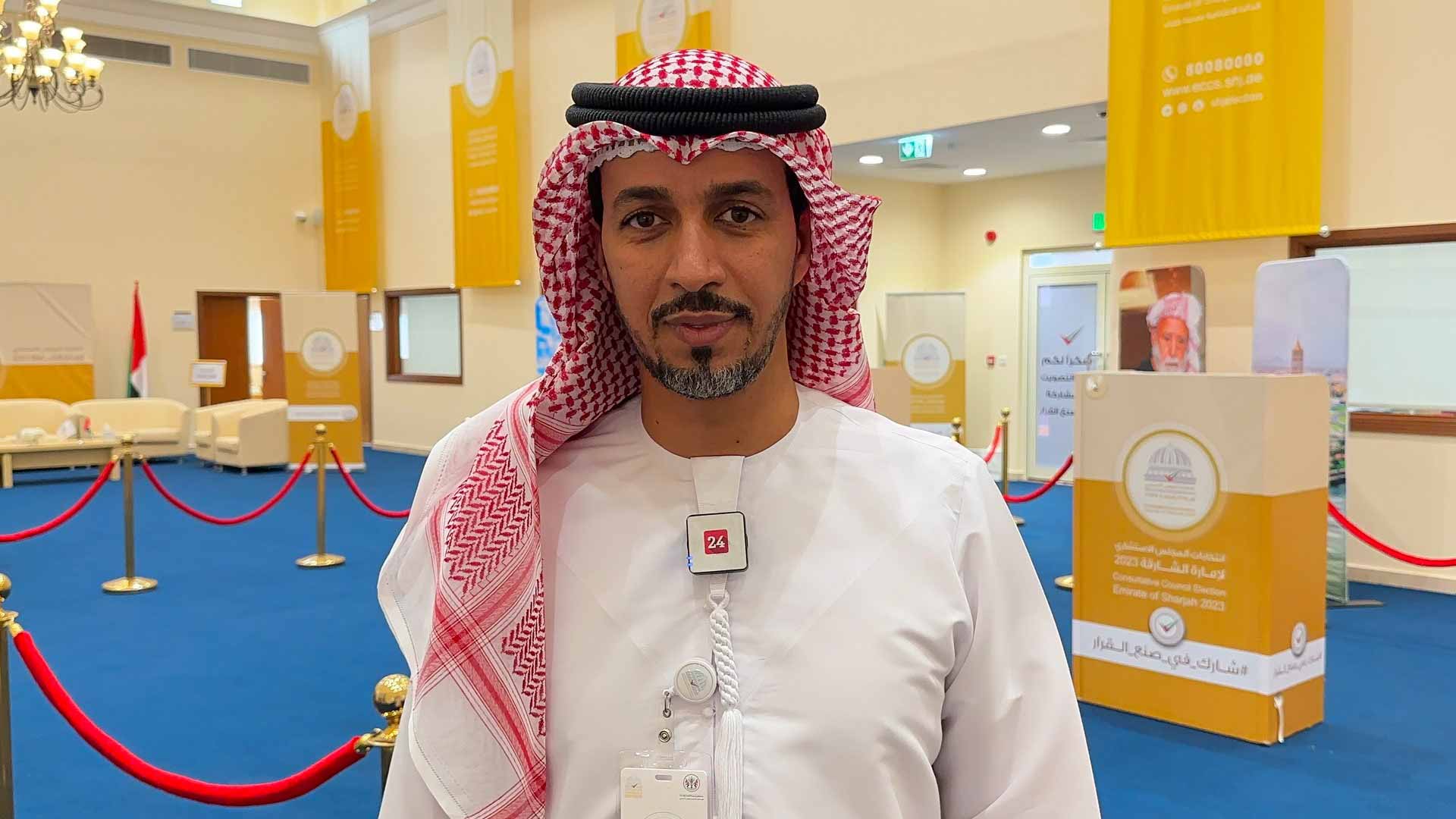 Image for the title: Al Naqbi: Kalba ballot boxes receive voters for SCC election 
