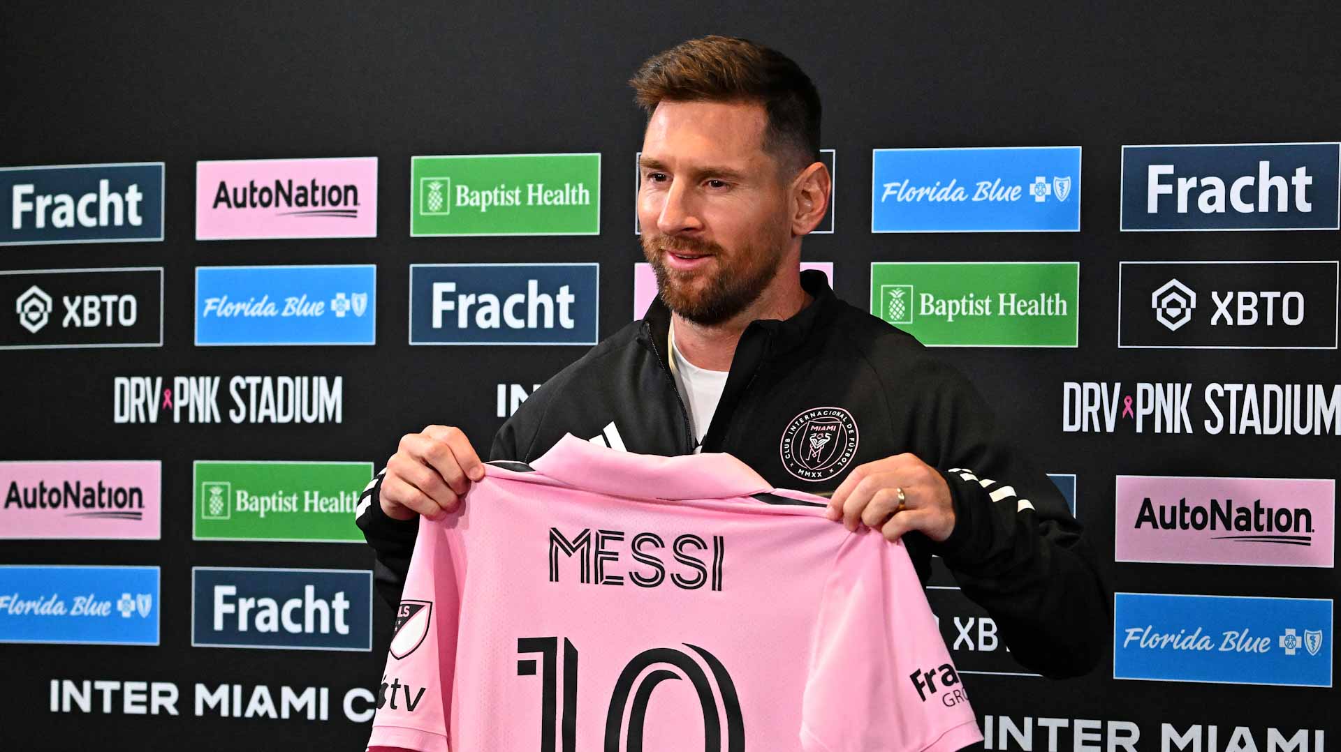 Image for the title: Messi named Time's 'Athlete of the Year' 