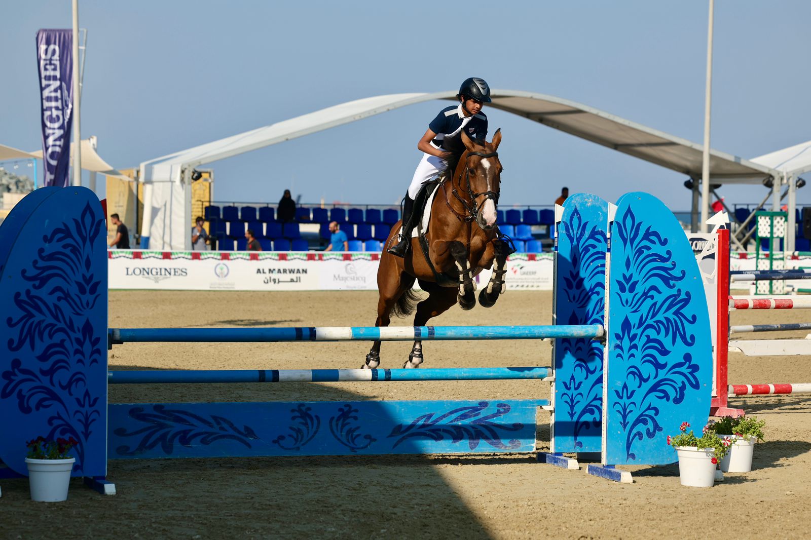 156 riders inaugurate jumping championship at Kalba Beach