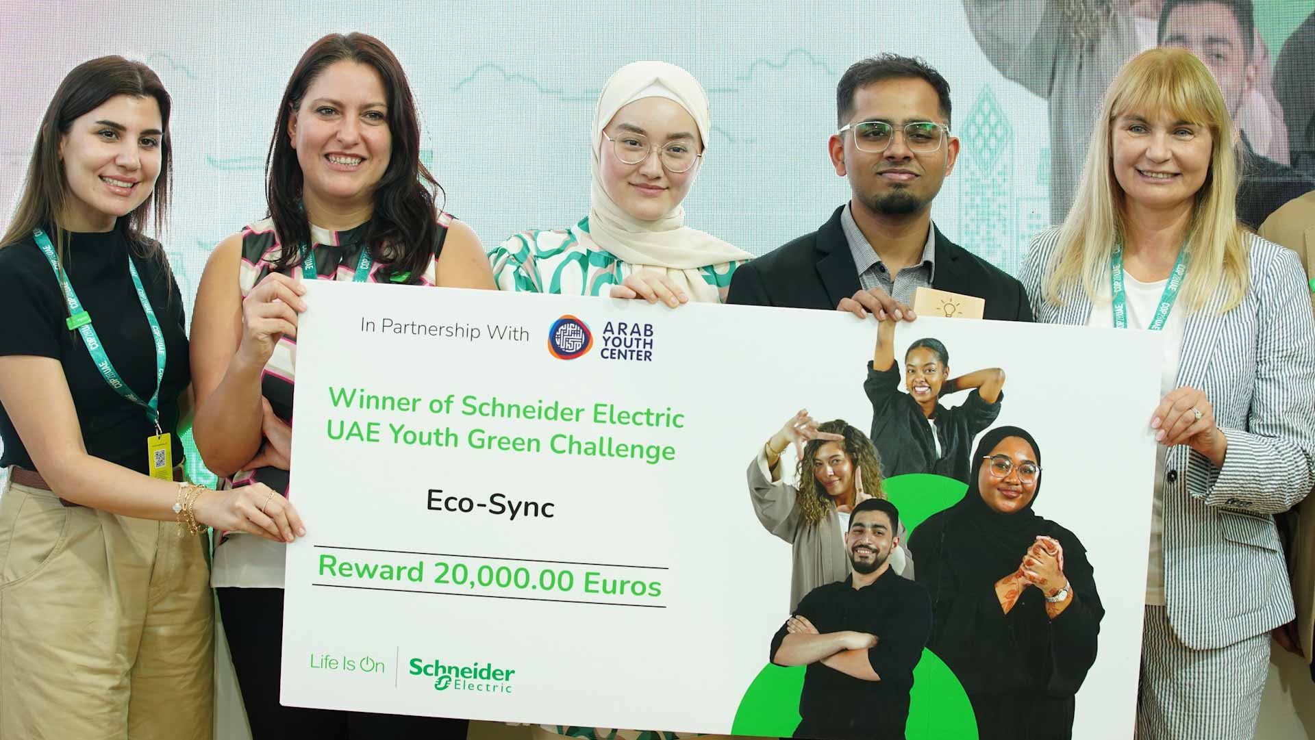 Image for the title: UAE Youth Green Challenge winners announced at COP28 