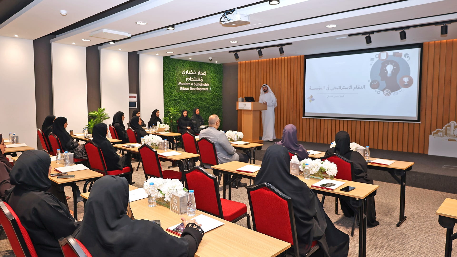 Image for the title: Sharjah Works honours members of the strategic plan  