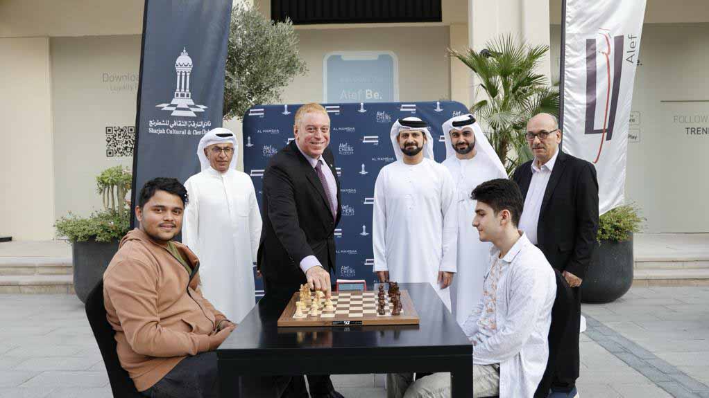 Image for the title: Al Gendy opens 5th round of Alef Int’l Chess Festival 