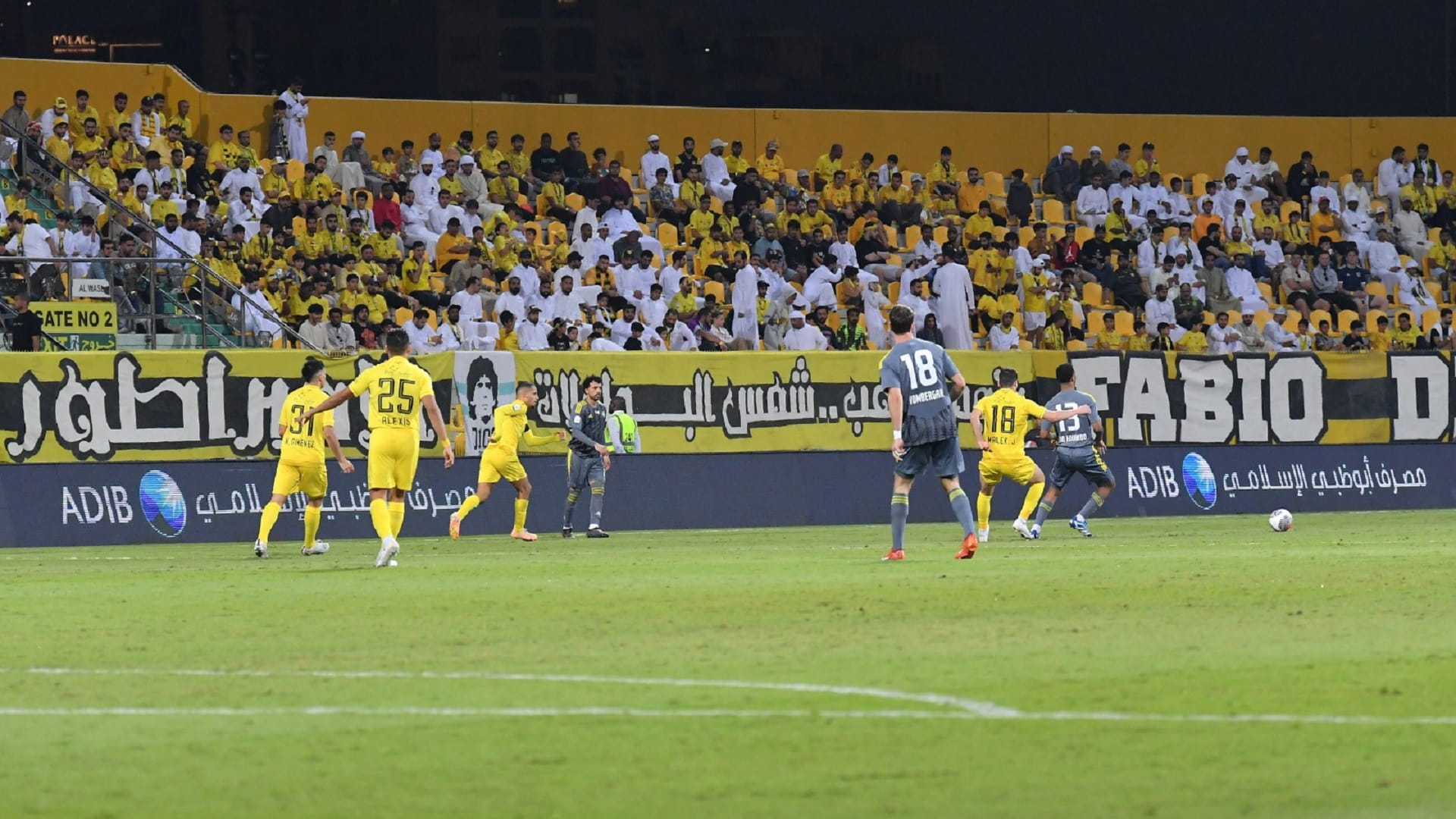 صورة بعنوان: الوصل يعزز صدارته لدوري أدنوك للمحترفين بثنائية في مرمى كلباء 