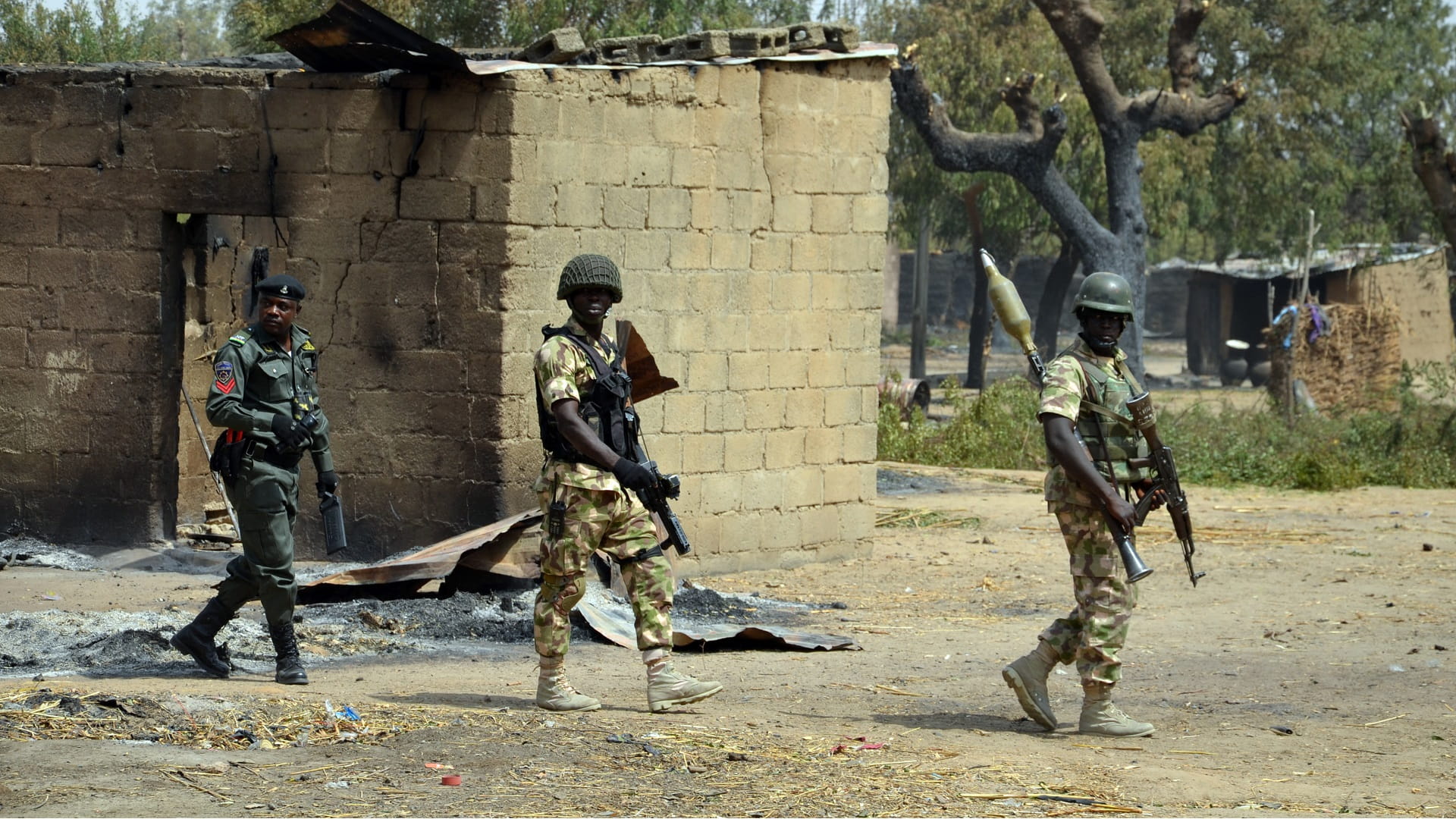 Image for the title: Attacks kill at least 113 people in central Nigeria 