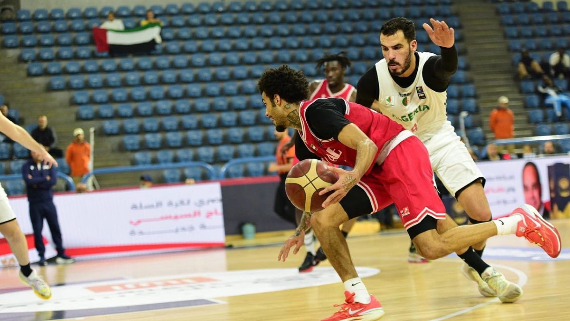 Image for the title: UAE Basketball Team qualifies for Arab Championship Semi-Finals 