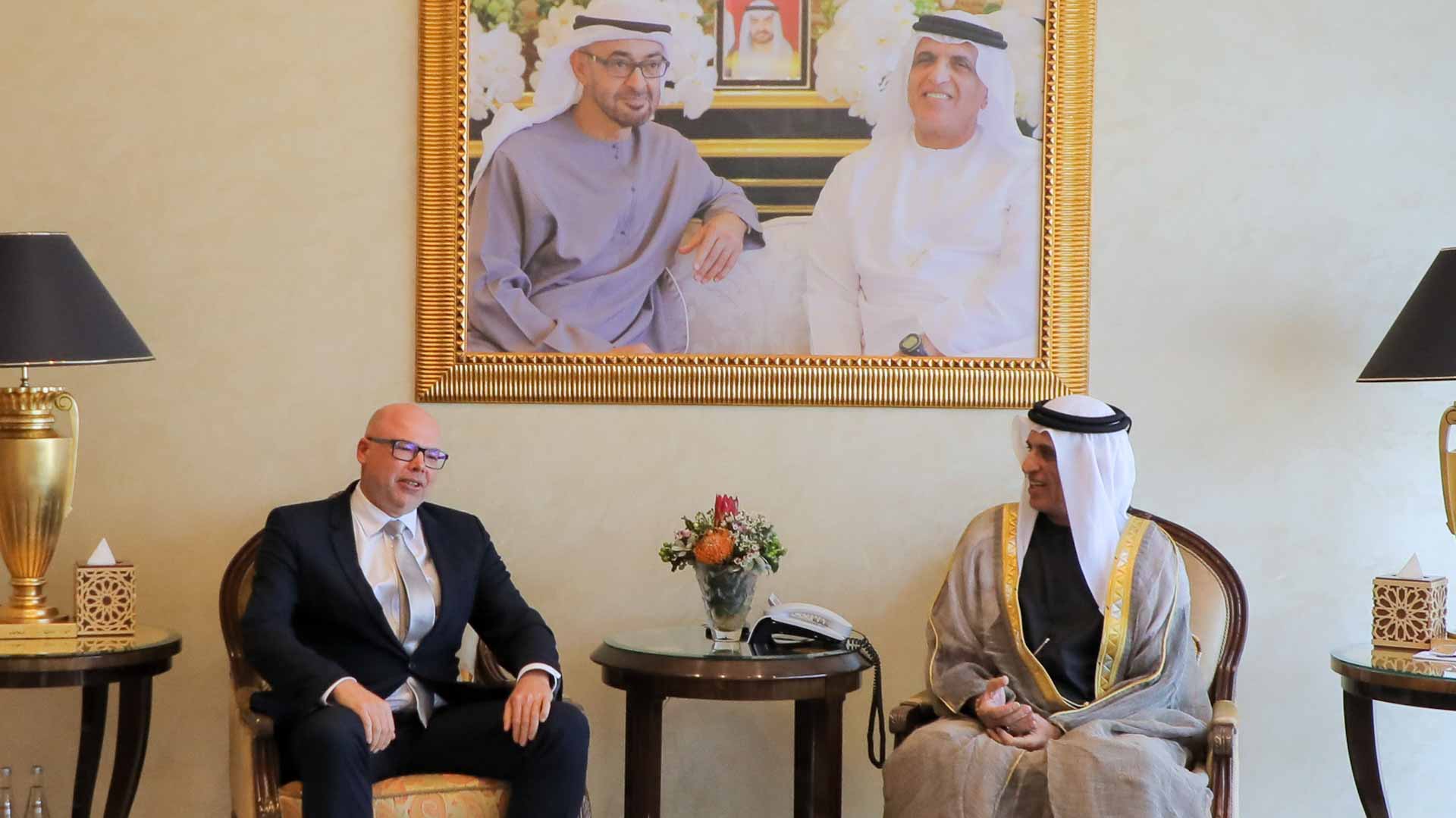 Image for the title: RAK Ruler receives Lithuanian Ambassador 