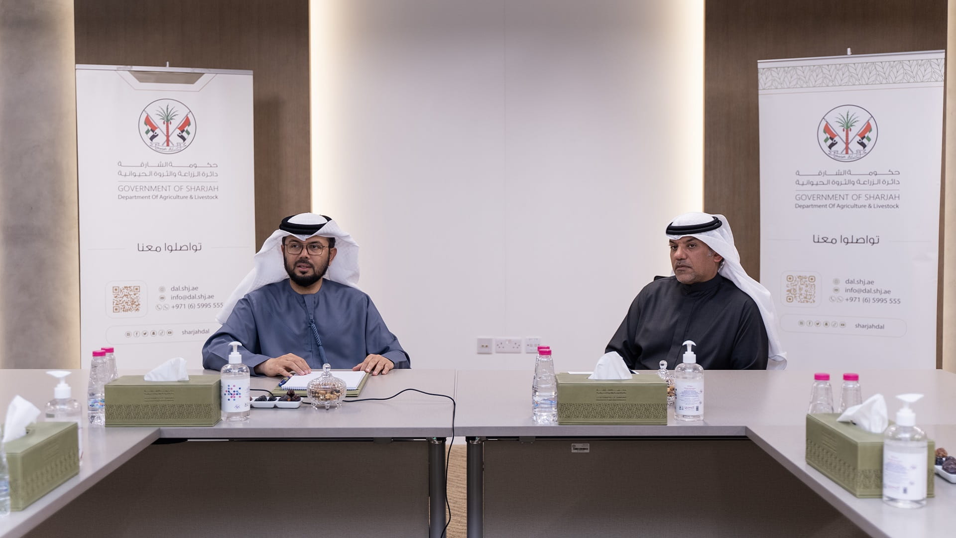 Image for the title: SDAL, MOCCAE discuss joining efforts in agriculture, veterinary 