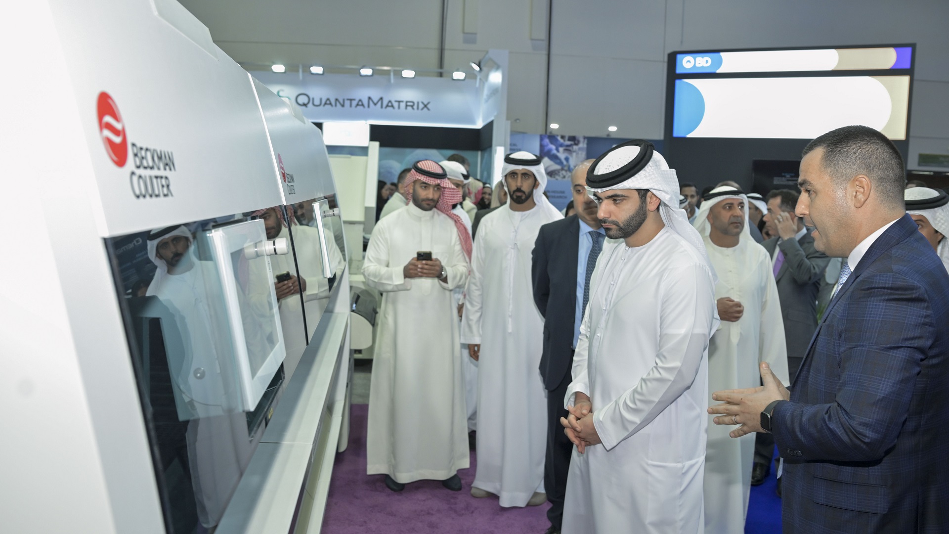 Image for the title: Mansoor bin Mohammed opens 22nd edition of Medlab Middle East 