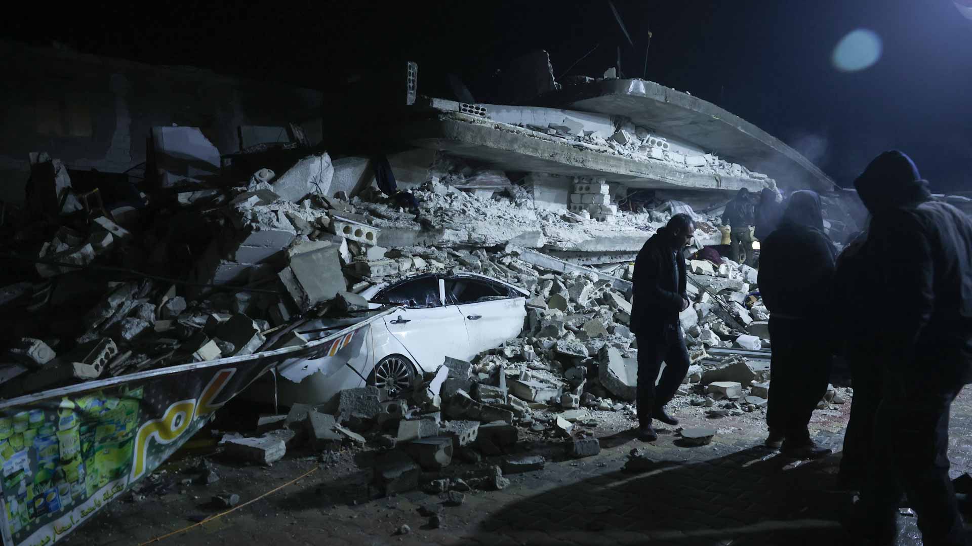 Image for the title: At least 245 dead in Syria after Turkey earthquake 