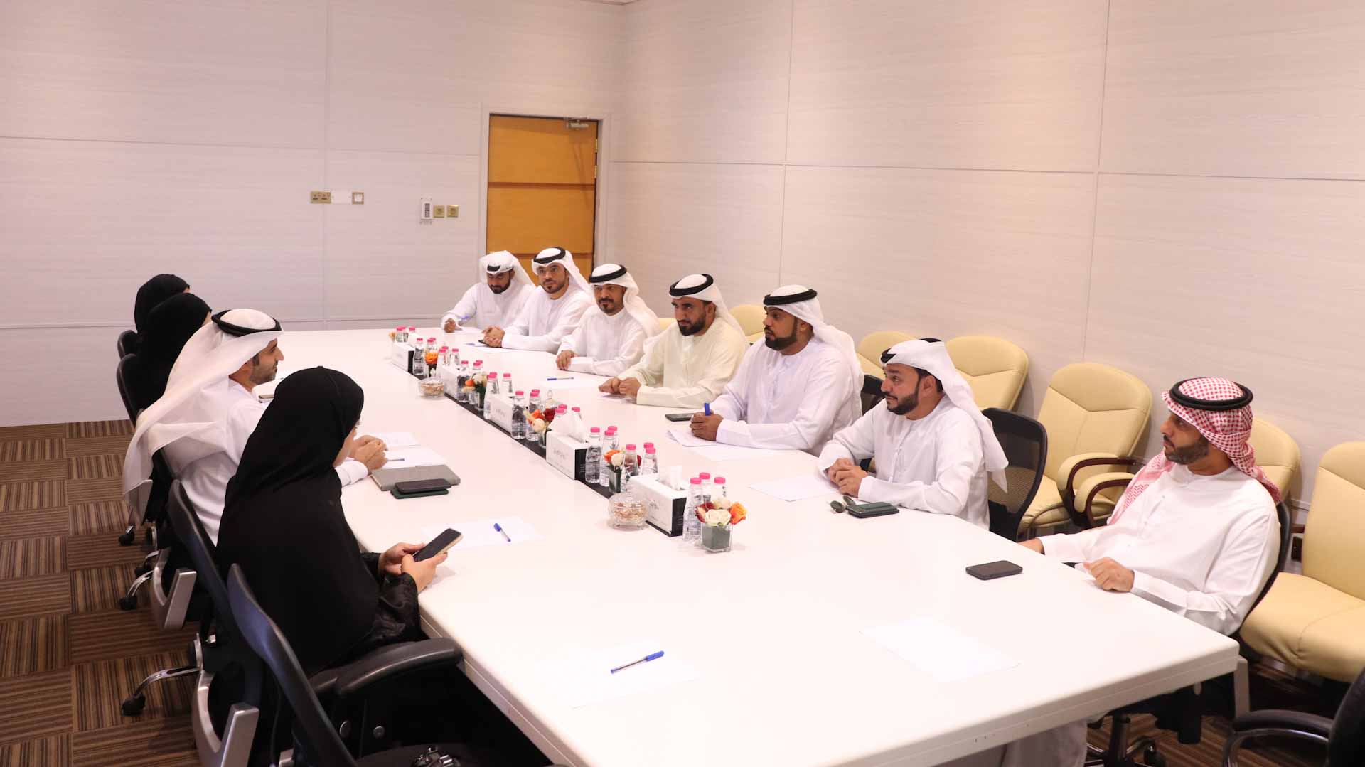 Image for the title: Al Kharous council, SDPW discuss aspects of cooperation  