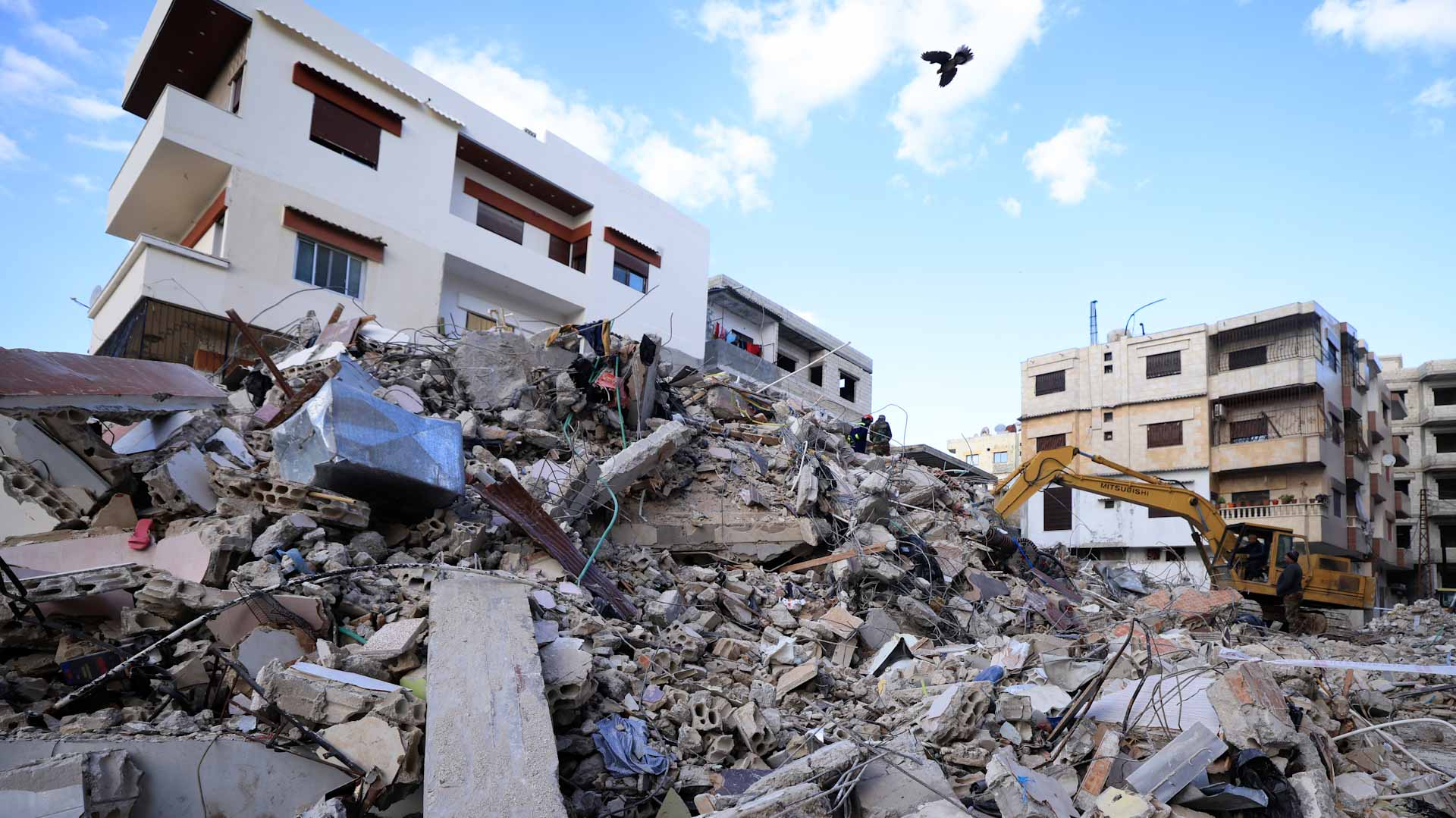 Image for the title: Aid trickles in as Turkey-Syria quake toll passes 24,000 