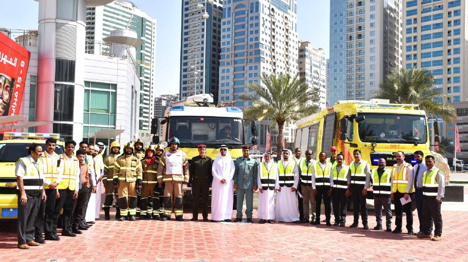 Image for the title: Expo Sharjah conducts emergency evacuation drill with SCDA 