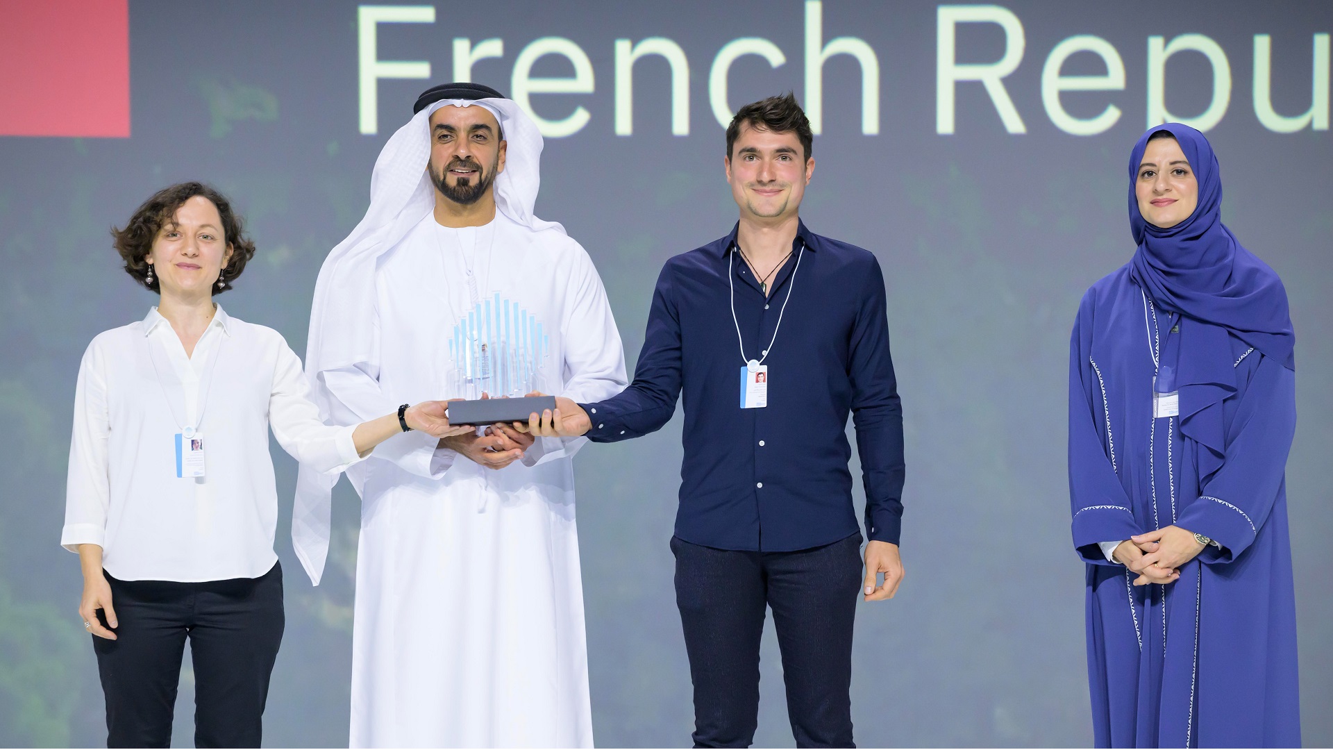 Image for the title: Saif bin Zayed honours French government's OpenFisca project 