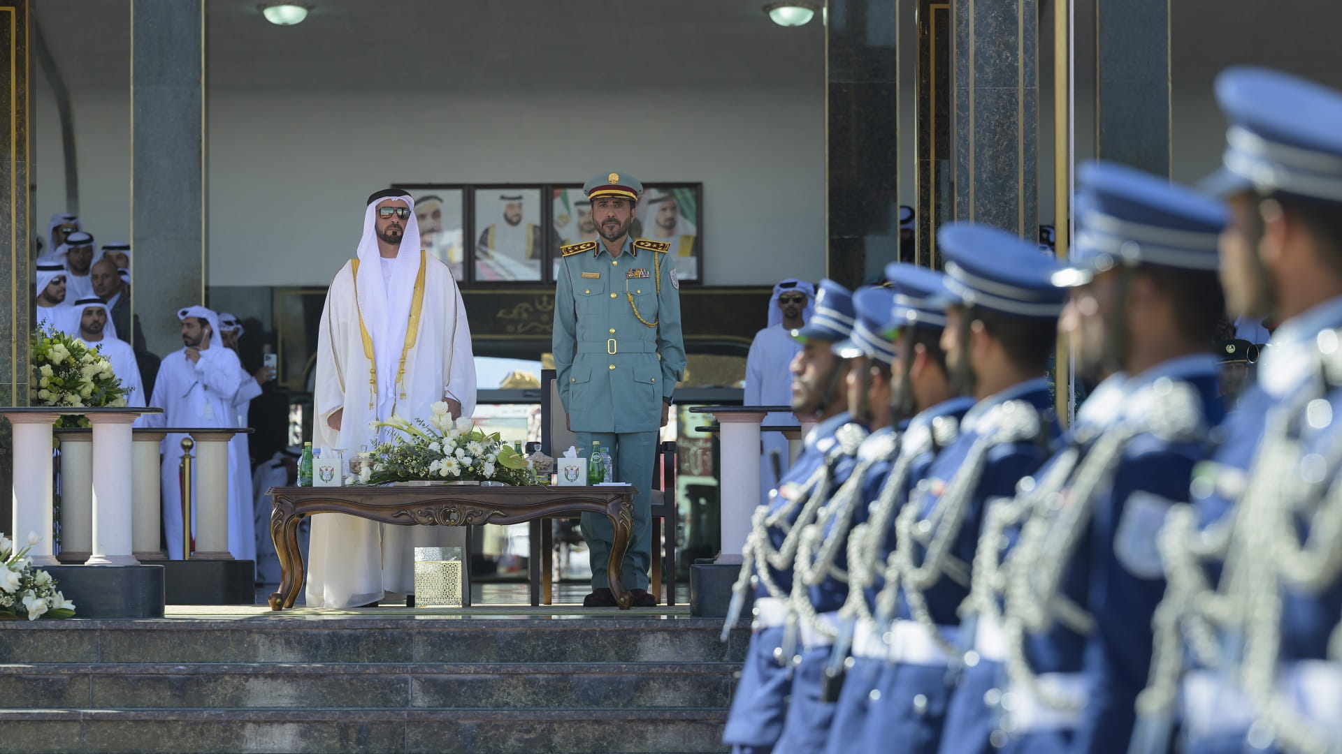 Image for the title: Saif bin Zayed witnesses graduation of Police College 