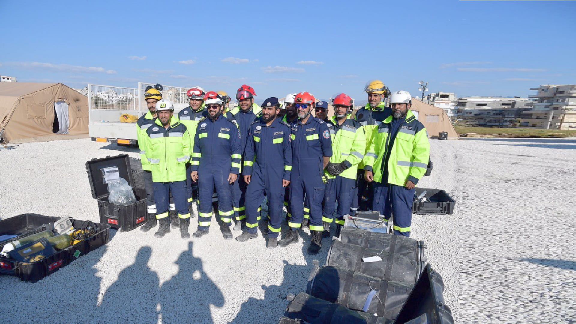 Image for the title: UAE donates search and rescue equipment to Syrian Civil Defence 