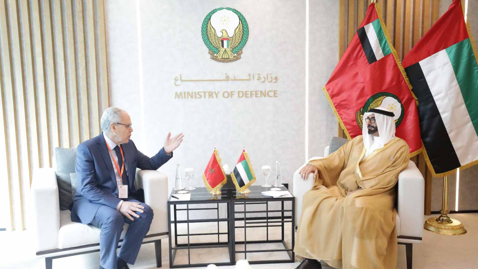 Image for the title: Al Bowardi meets with ministers, officials attending IDEX 2023 