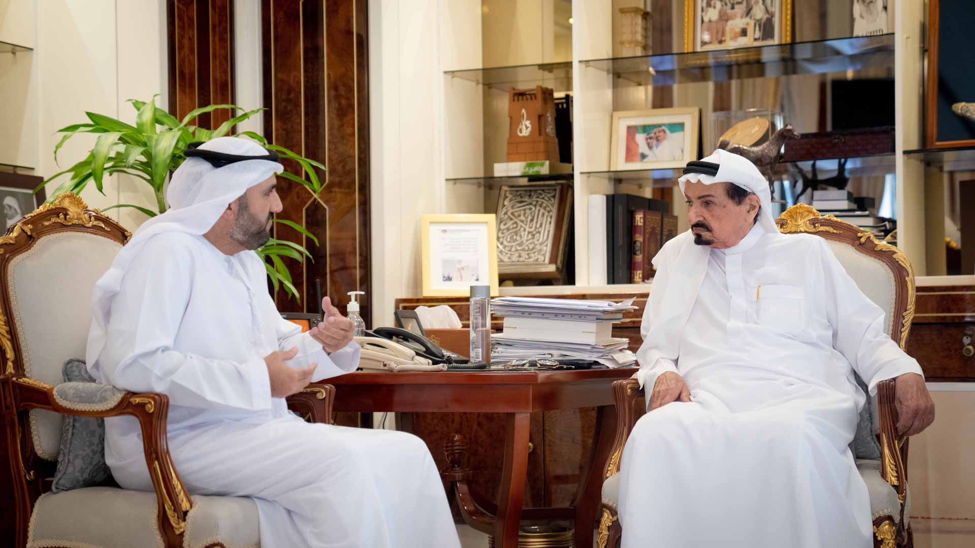 Image for the title: Ajman Ruler receives CEO of FEWA 