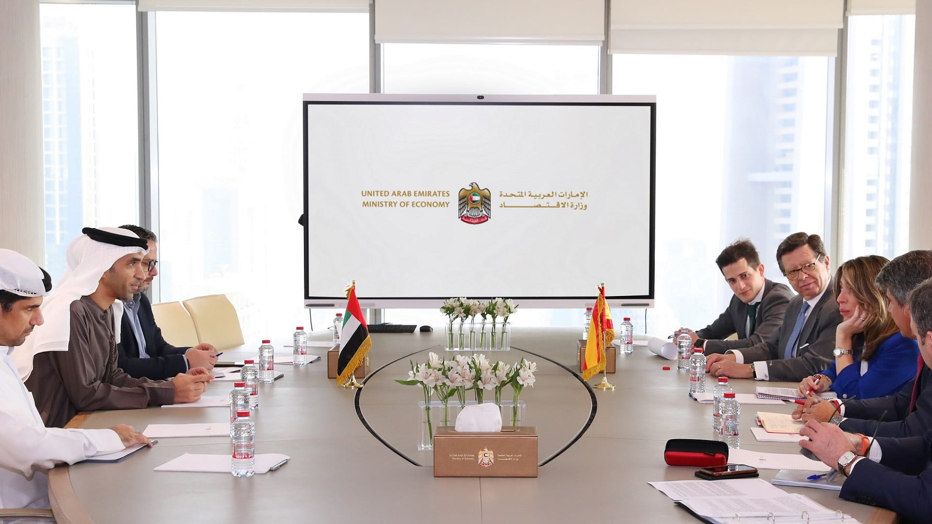 Image for the title: UAE, Spain strengthen trade and economic cooperation 