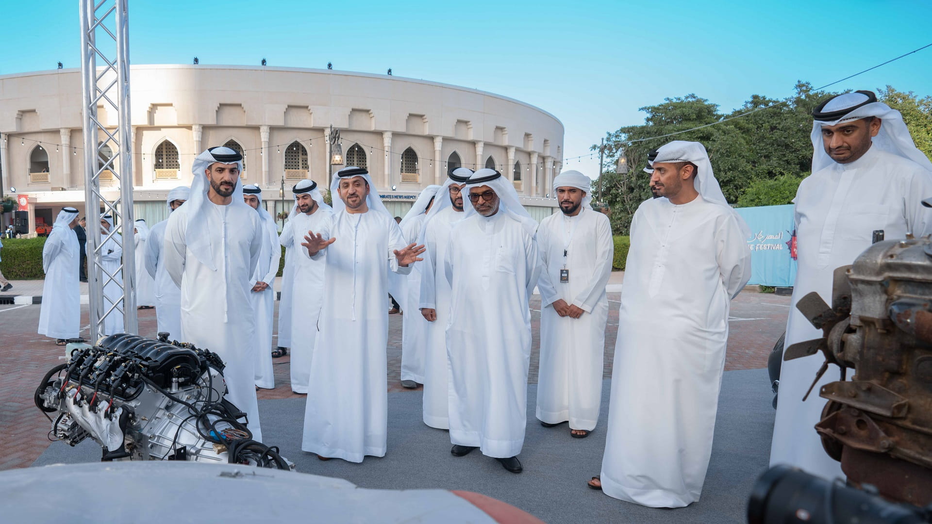 Image for the title: Sultan bin Ahmed witnesses launch of  Sharjah Wheelers Festival 