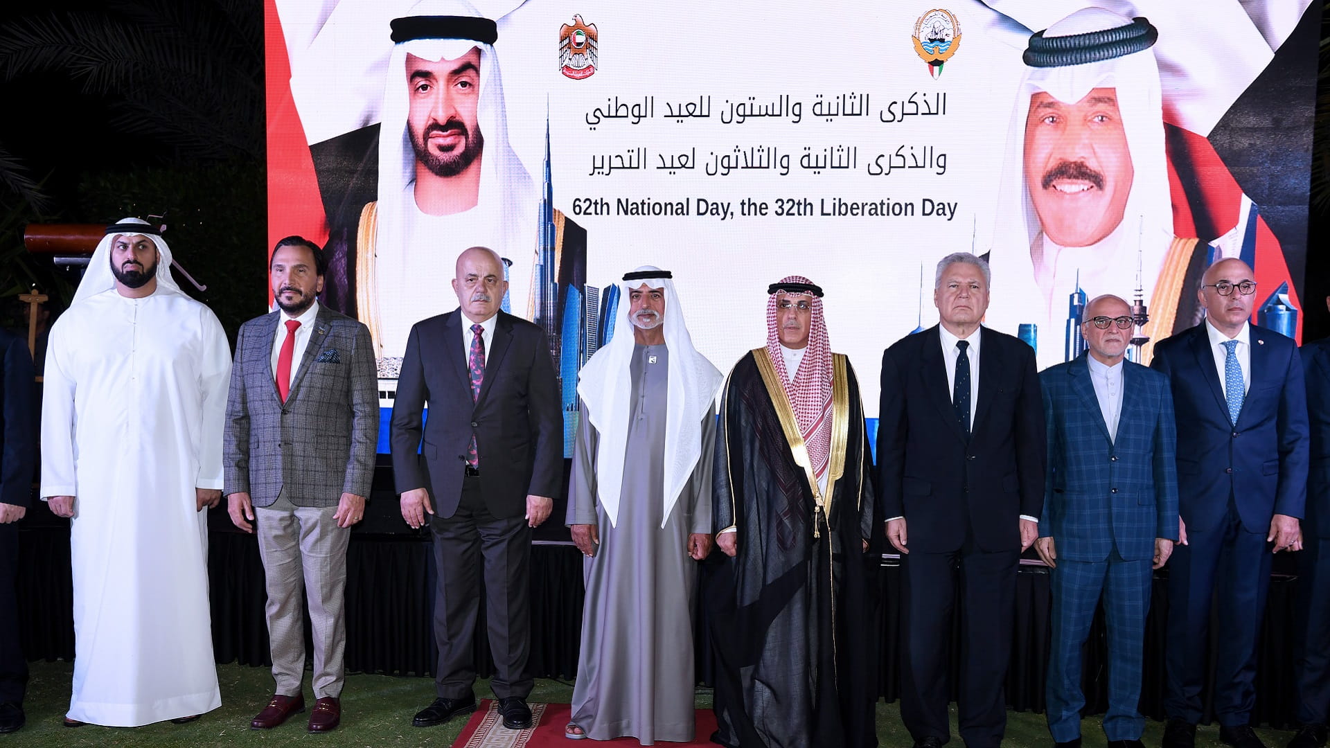 Image for the title: Nahyan bin Mubarak attends Kuwaiti Embassy's reception 