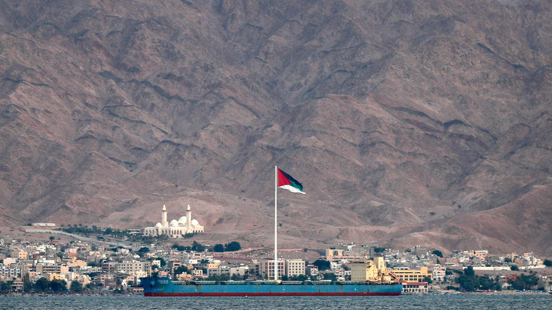 Image for the title: In Jordan, Israel and Palestinians pledge to prevent new violence 