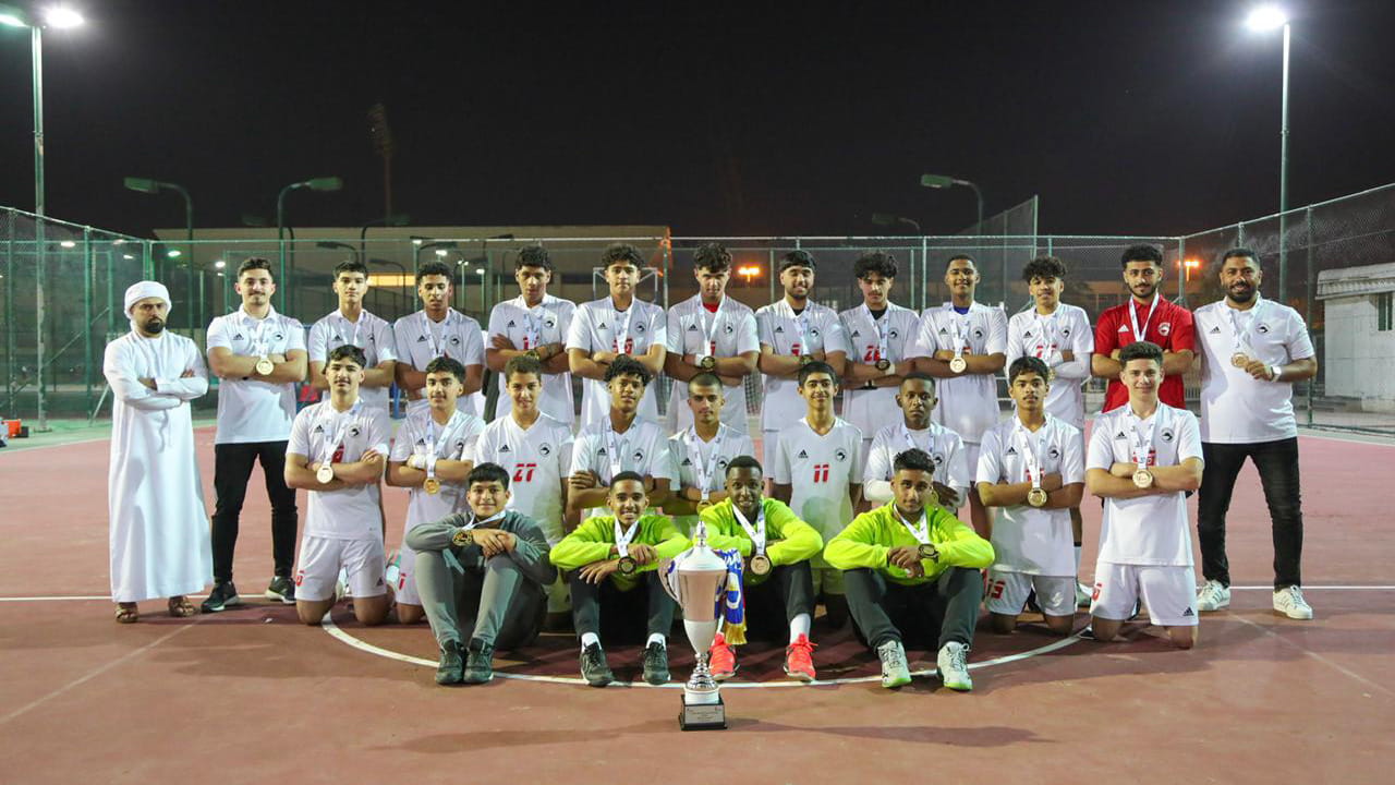 Image for the title: Sharjah champion of Youth Handball League Championship 