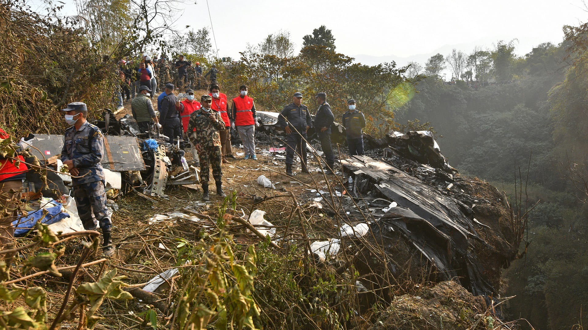 Image for the title: At least 67 killed in Nepal plane crash 