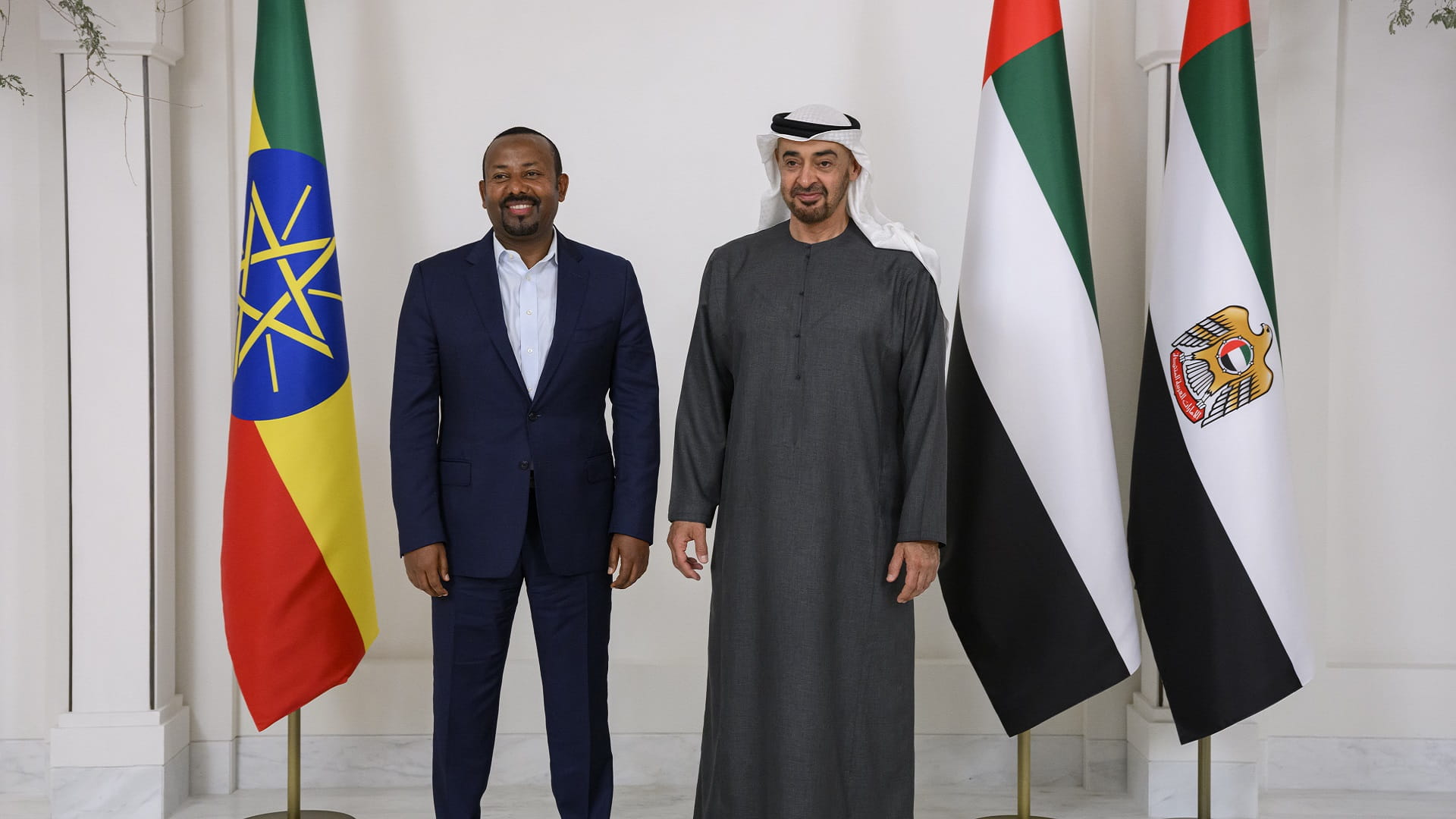 Image for the title: UAE President receives PM of Ethiopia 