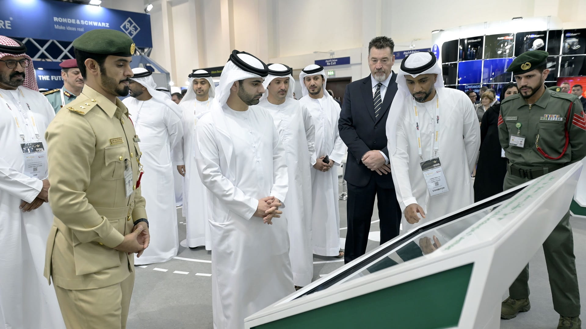 Image for the title: Mansoor bin Mohammed opens Intersec 2023  