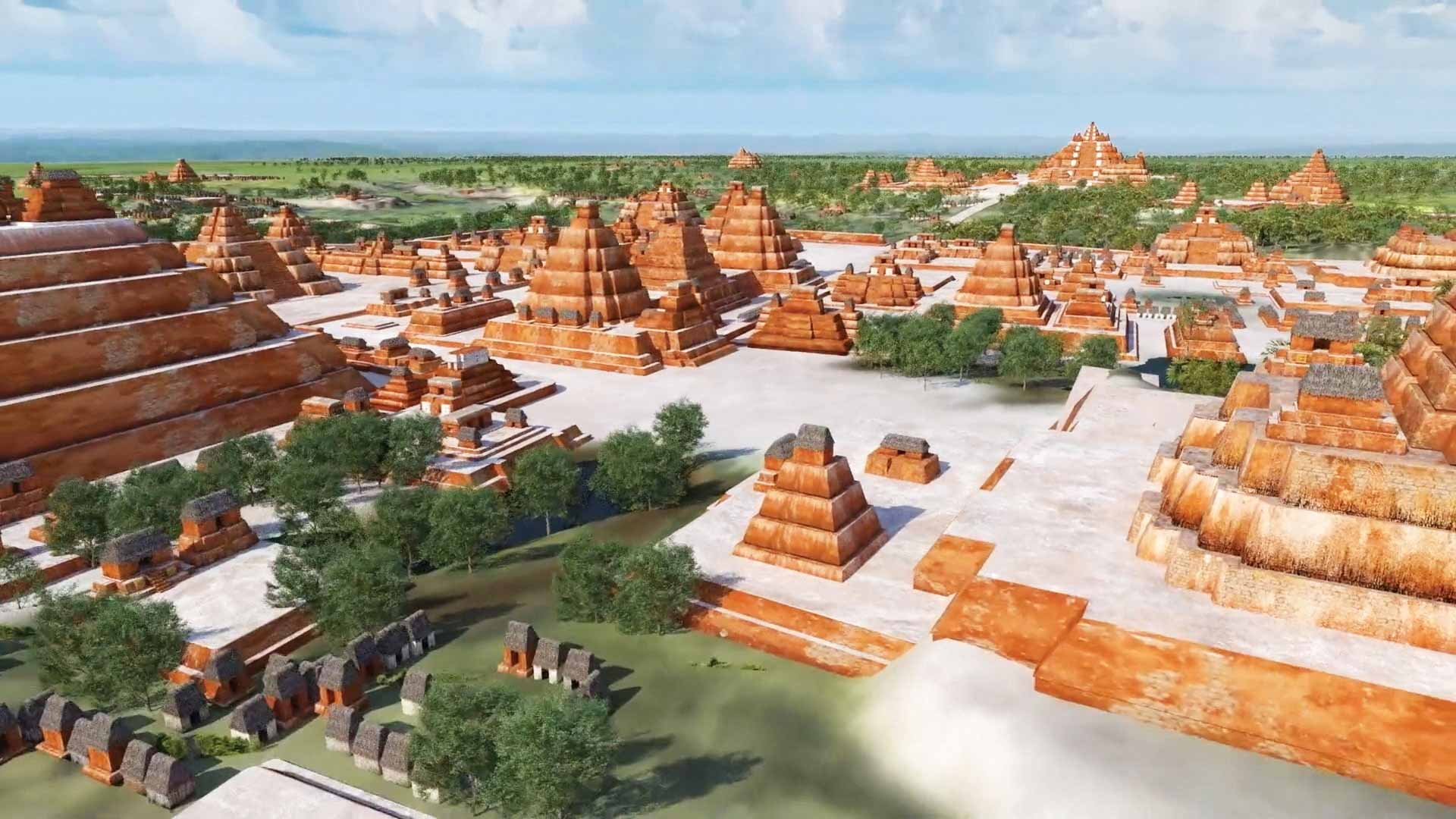 Image for the title: Ancient Maya cities, 'super highways' revealed in latest survey 