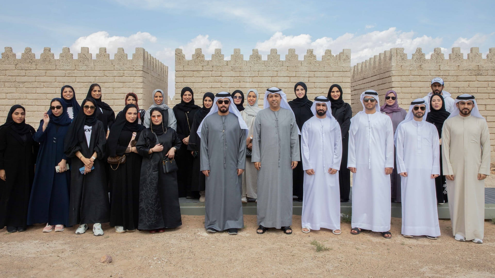 Image for the title: Workshop on healthy habits, tour of Mleiha for GCN’s members 