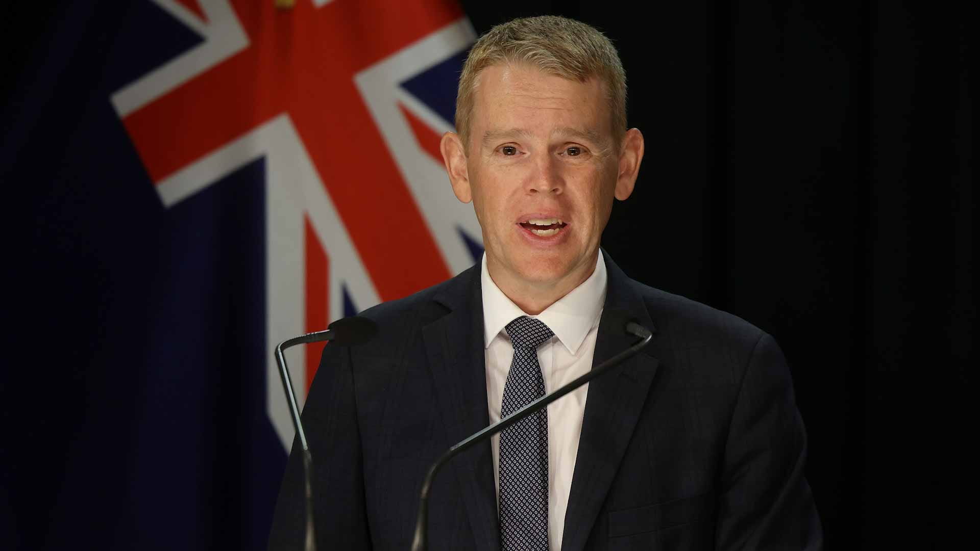 Image for the title: New Zealand chooses Chris Hipkins to replace Ardern 