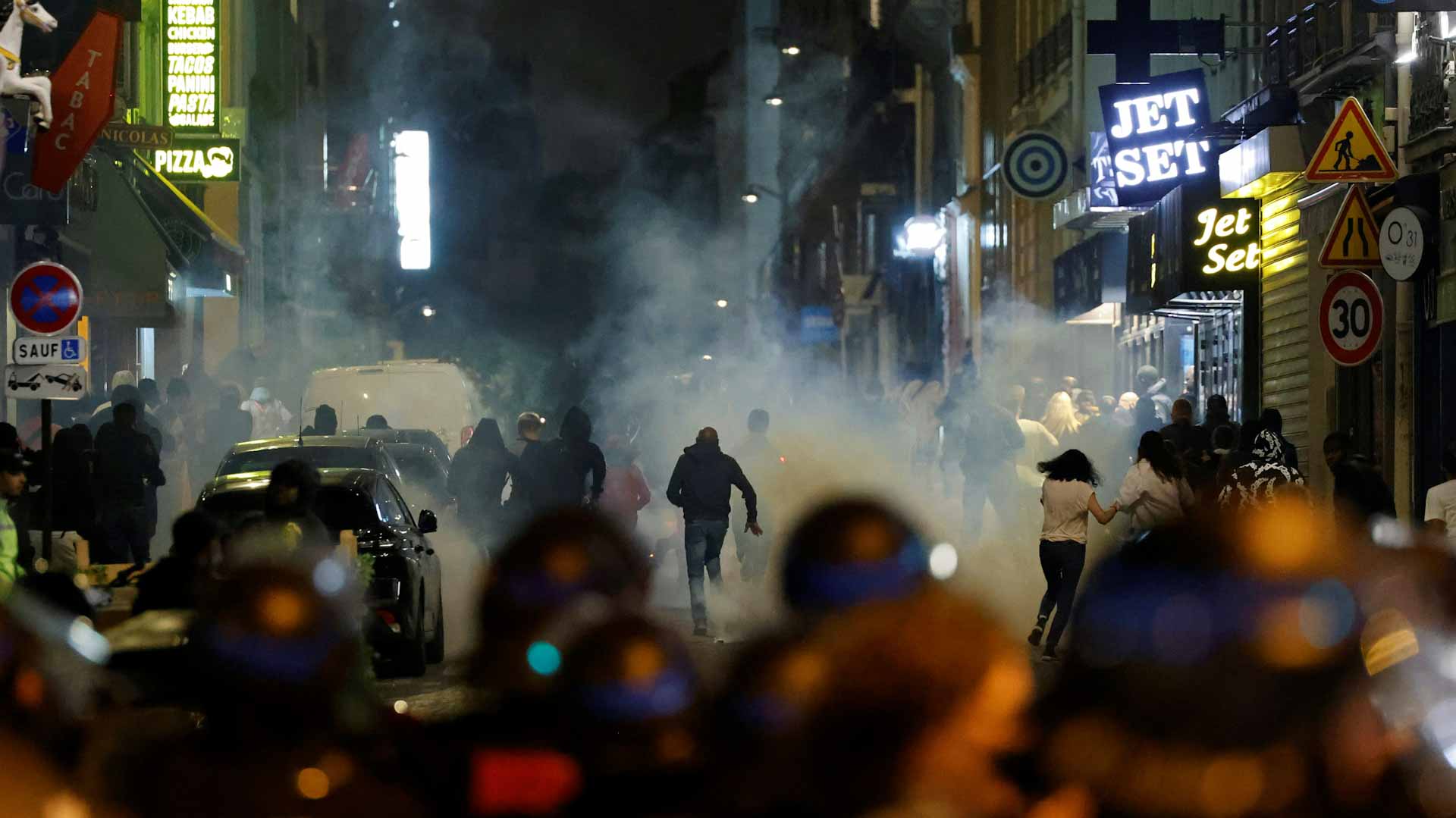 Image for the title: Grandmother of dead French teen urges calm 