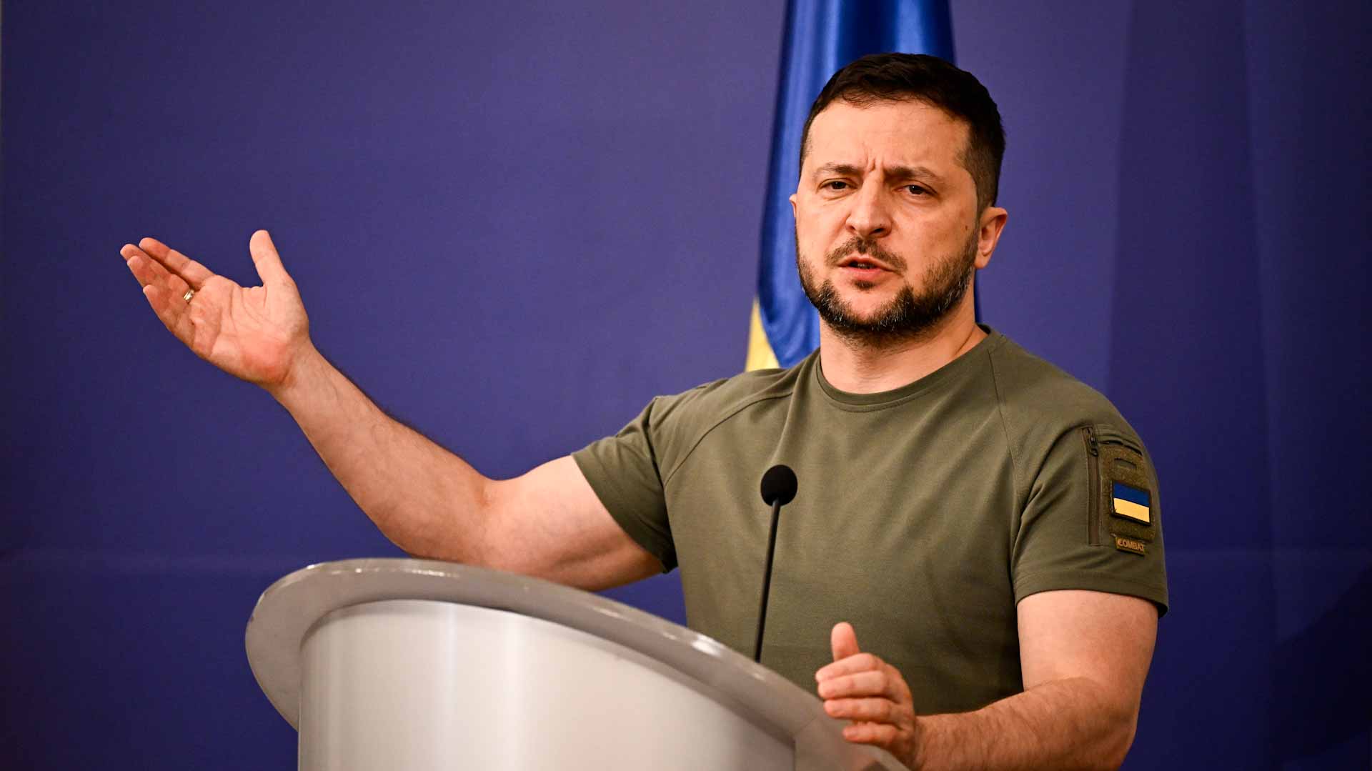 Image for the title: Zelensky: Ukraine's relations with NATO must be "honest" 