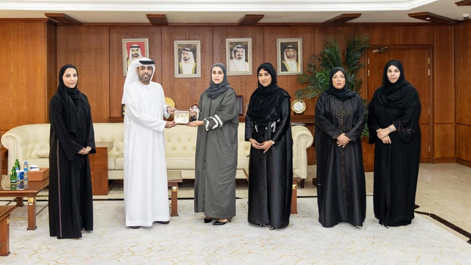 Image for the title: SSSD and Ajman Chamber discuss strengthening cooperation 