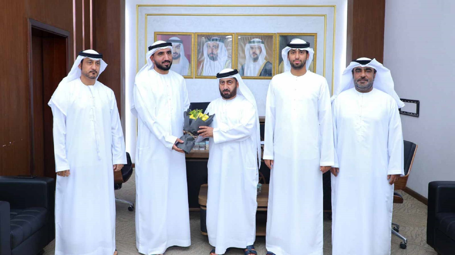 Image for the title: Dibba Al Hisn club receives SSSD’s delegation 