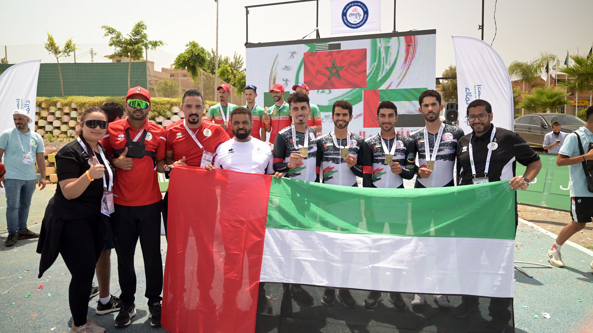 Image for the title: UAE earn first gold medals in 15th Pan Arab Games in Algeria 