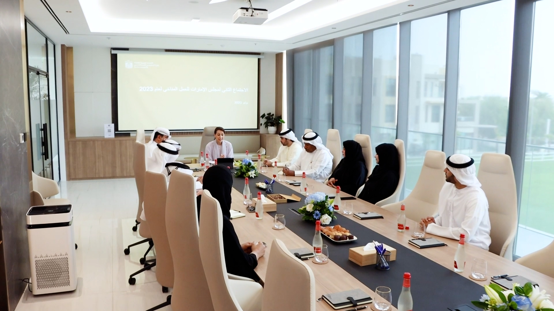 Image for the title: UAE Council for Climate Action discusses updates on COP28  