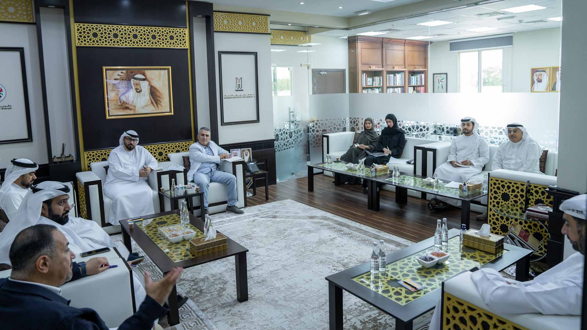 Image for the title: SIH, Sharjah Youth discuss ways of cooperation 