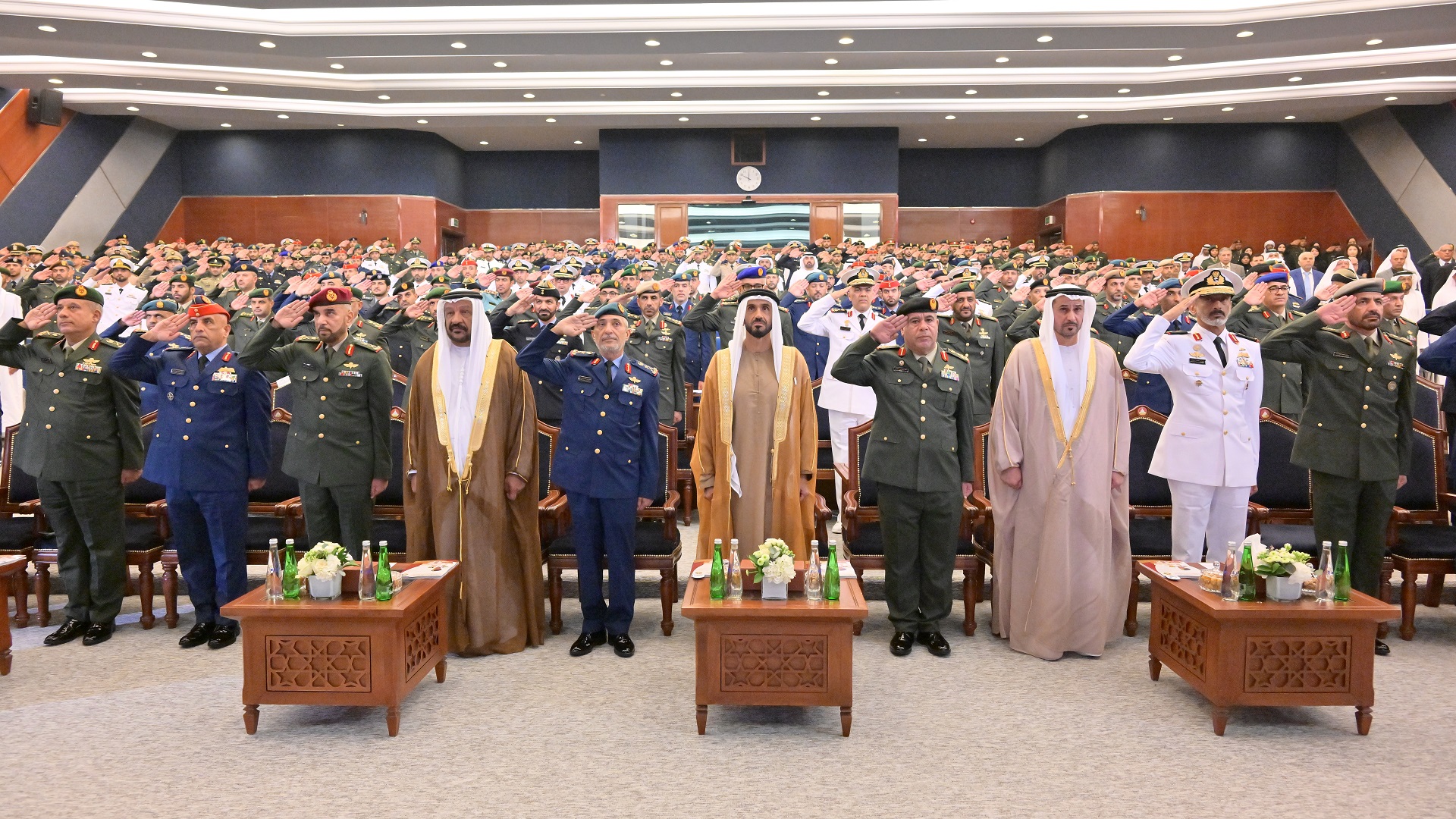 Image for the title: Nahyan bin Zayed attends ‘UAE Joint Command College’ graduation 