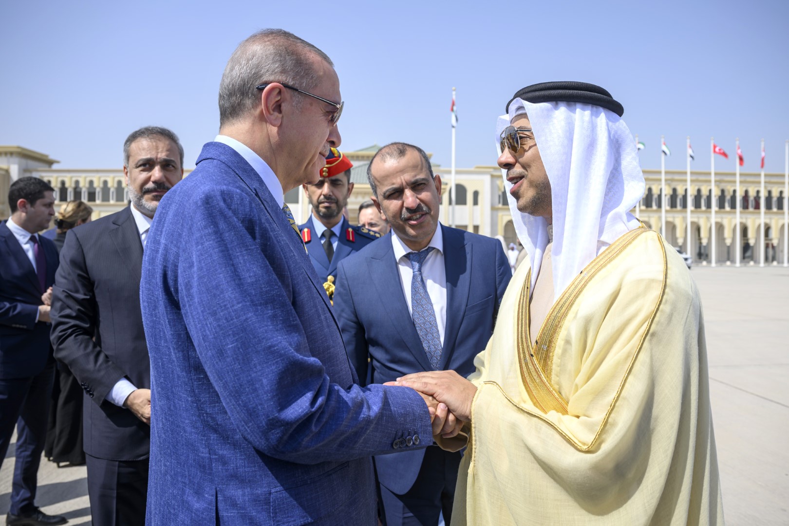 Image for the title: Erdogan departs from UAE at conclusion of official visit 