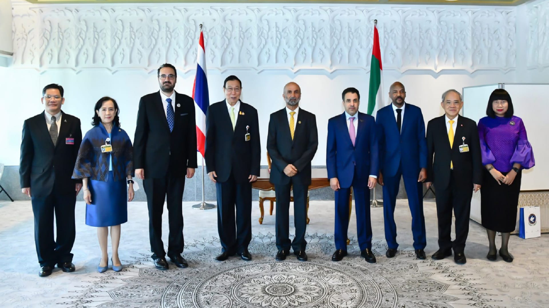 Image for the title: President of Thai Senate meets Al-Jarwan in Bangkok 