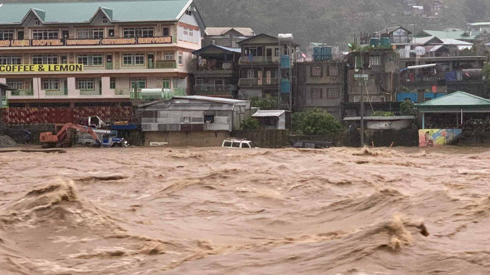 Typhoon Blows Off Roofs, Displaces Thousands In Philippines