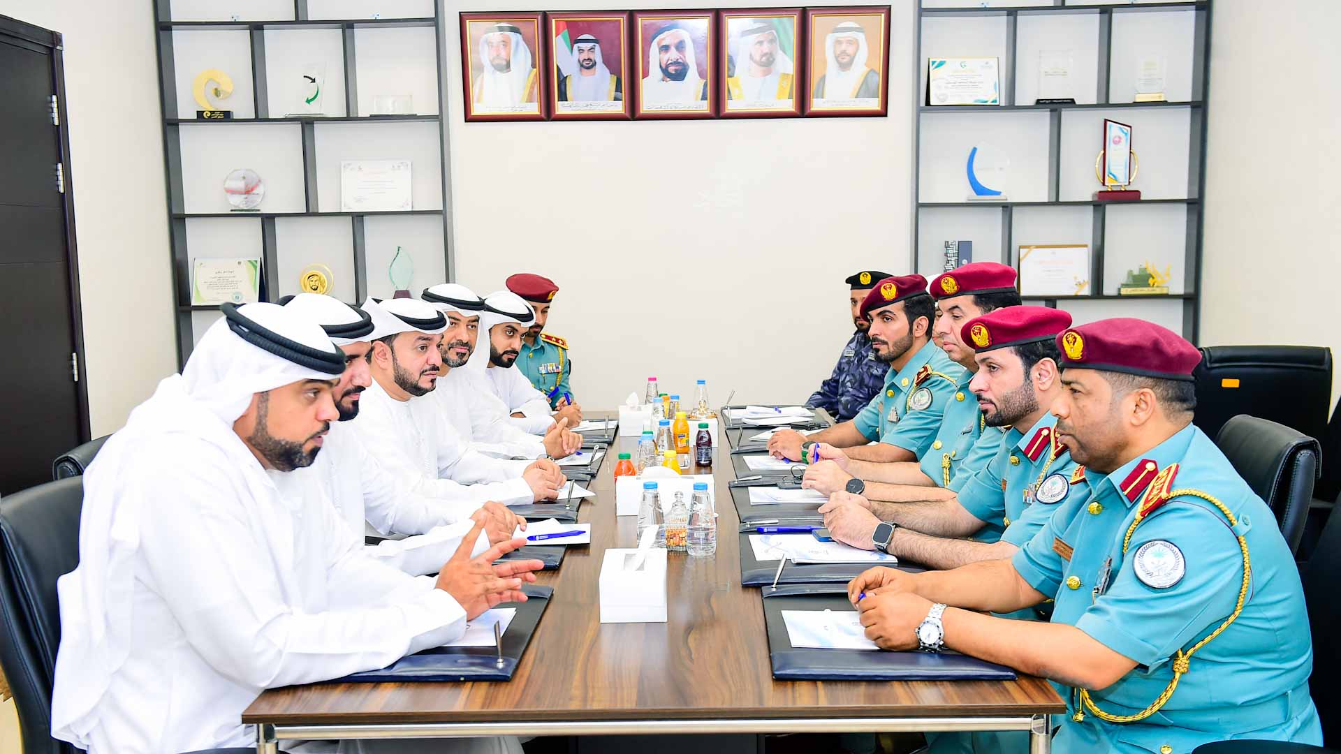 Image for the title: Central Region Police holds meeting with Al Kharous Council 
